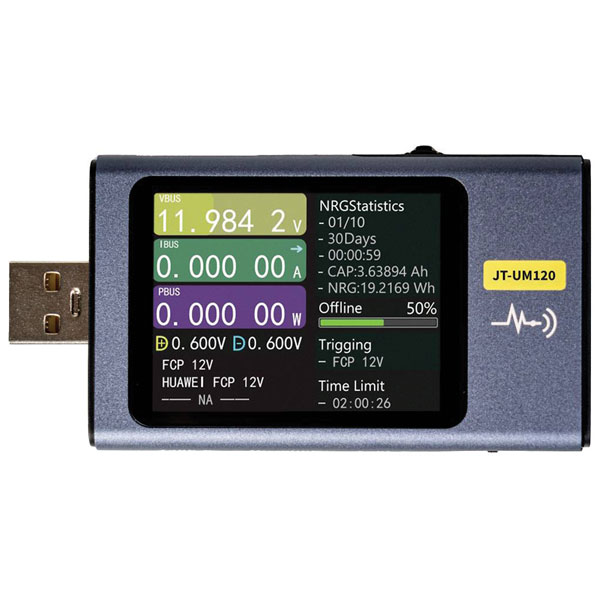 Joy-it JT-UM120 USB digital multimeter with LCD display