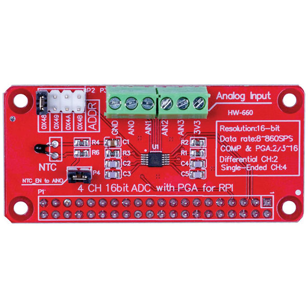 Joy-It Rb-Adc01 Analog Digital Converter