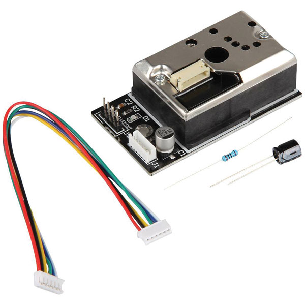 Joy-it Sensor detects dust with infrared diode & phototransistor