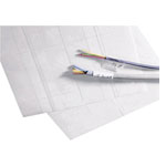 TE Connectivity 5-1768016-7 Cable Label 75x23 Mm White 20 Pcs Lasting Bond