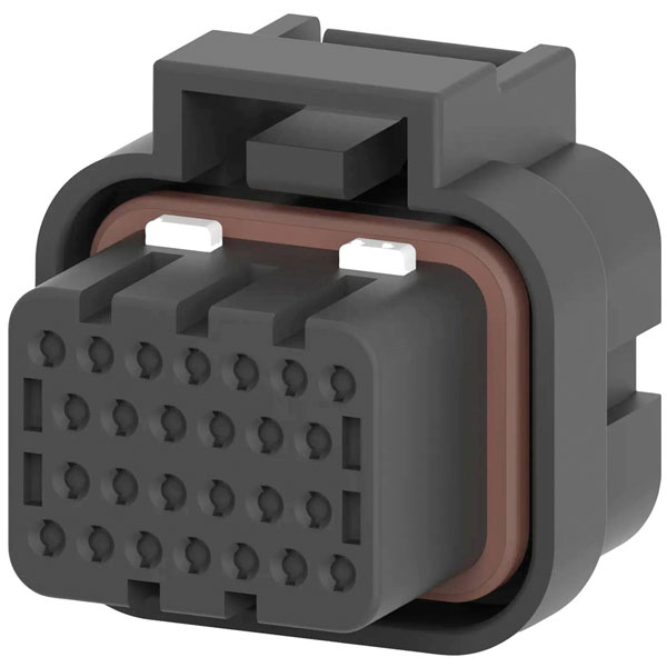 TE Connectivity 1473416-1 Superseal Socket Enclosure 26-Position Black