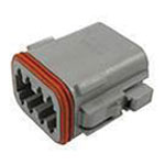 TE Connectivity DT06-4S-CE02 DT Socket Connector 4-Pin Straight 1 pc