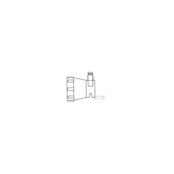 TE Connectivity 1445730-1 Bullet Connector Strain Relief 1 pc