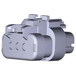 TE Connectivity 776487-1 AMPSEAL16 Socket Housing 4 Pins 1 pc