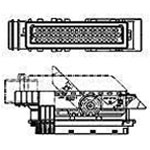 TE Connectivity Circular Contacts Socket housing cable 608597