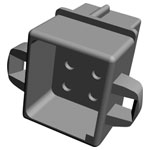 TE Connectivity 1-350346-0 MATE-N-LOK Socket Housing Cable 3 Pin