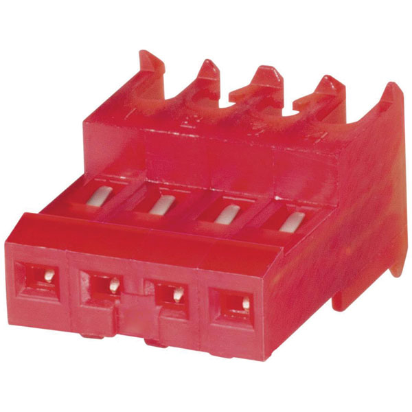 TE Connectivity 3-644042-4 MTA-100 Socket Housing 4 Pins 1 pc