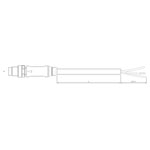 TE Connectivity Circular Contacts Sensor/actuator connector (pre-fab) 608787