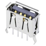 Molex 894858000 USB Socket Type A Right-angle Shielded Gold Lead-free