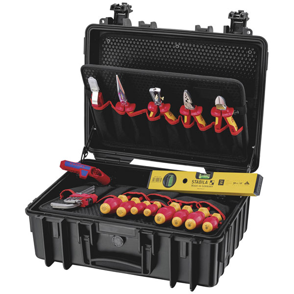 KNIPEX 00 21 34 HL S2 Tool Case “Robust23 Start” Electric 24 parts