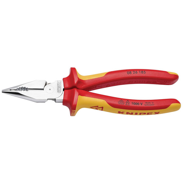 Click to view product details and reviews for Knipex 08 26 185 Needle Nose Combination Pliers Vde Chrome Plated.