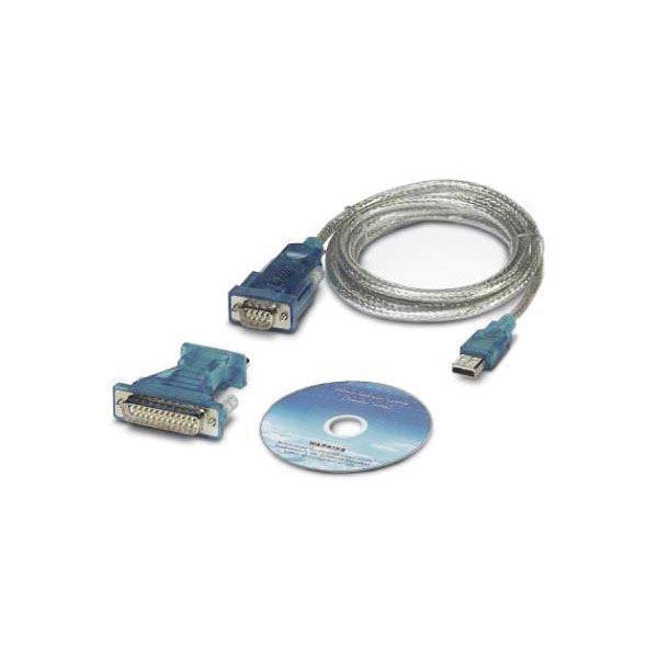 Phoenix Contact 2881078 CM-KBL-RS232/USB PLC Adapter Cable for PC ...