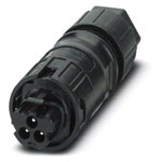 Phoenix Contact 1014498 PRC round plug connector black 3-pole 35A 690V