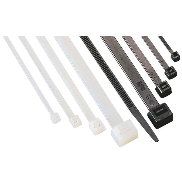 Helukabel 90140-100 PA T2-20 Cable Tie 100 mm Black UV-proof 100 pcs