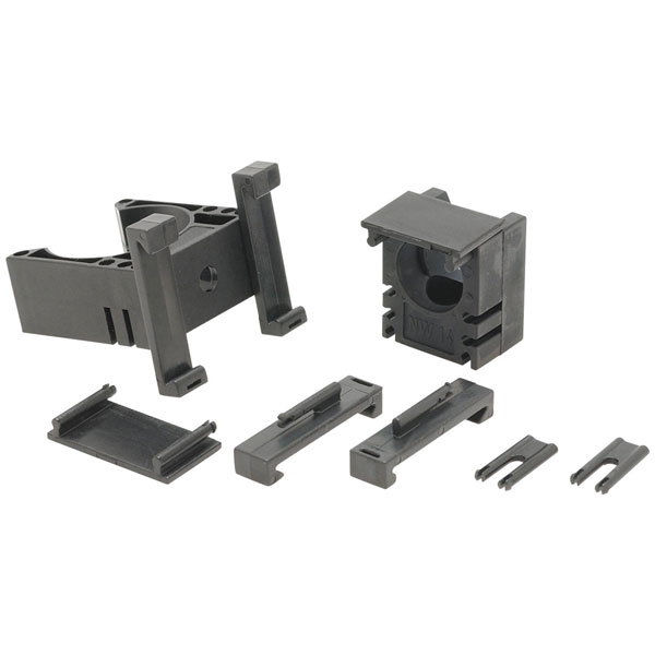 Helukabel 94679 VS Conduit clip link Grey 1pc handy for Cable mana...