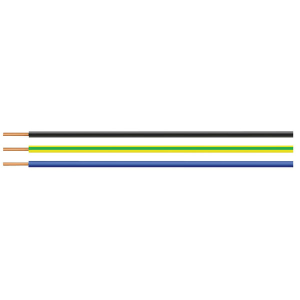Helukabel 28786-100 H07V-U Wire 1.50 mm² Green-yellow 100 m