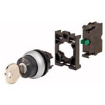 Eaton 229092 M22 Key switch with PVC front ring black 1pc