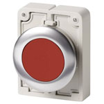 Eaton 182954 M30C Pushbutton switch round chrome-plated Blue