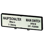 Eaton Warning Signs & Labels Label holder 609700