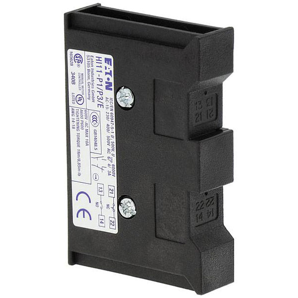 Eaton 061813 HI11-P1/P3E auxiliary switch 6A rating 1pc
