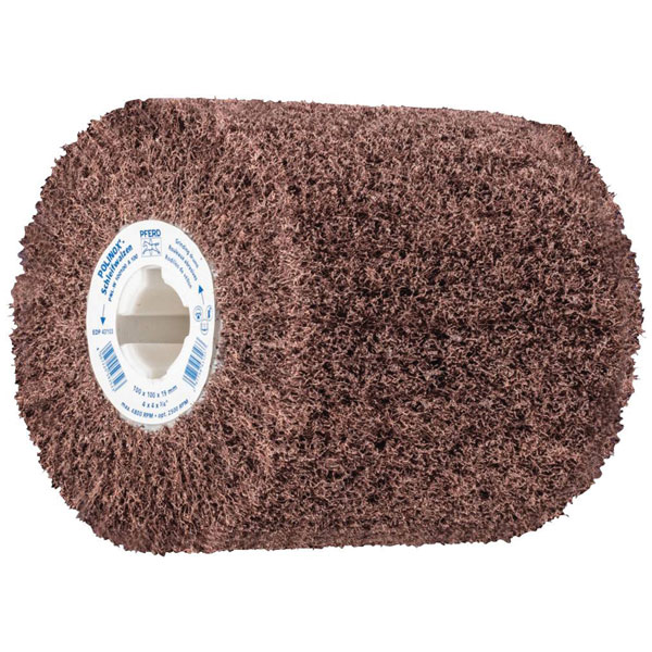 PFERD 44641108 polinox fleece Grinding roller 100mm fine grind finish