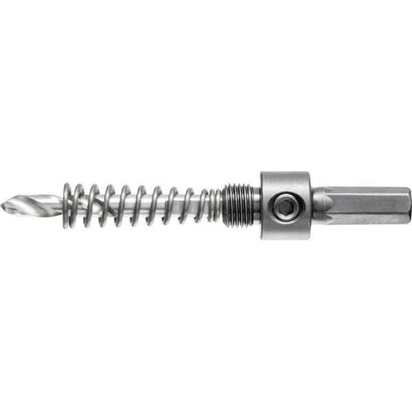 PFERD 25200111 hole saw shank 9.53mm prevents material clamping