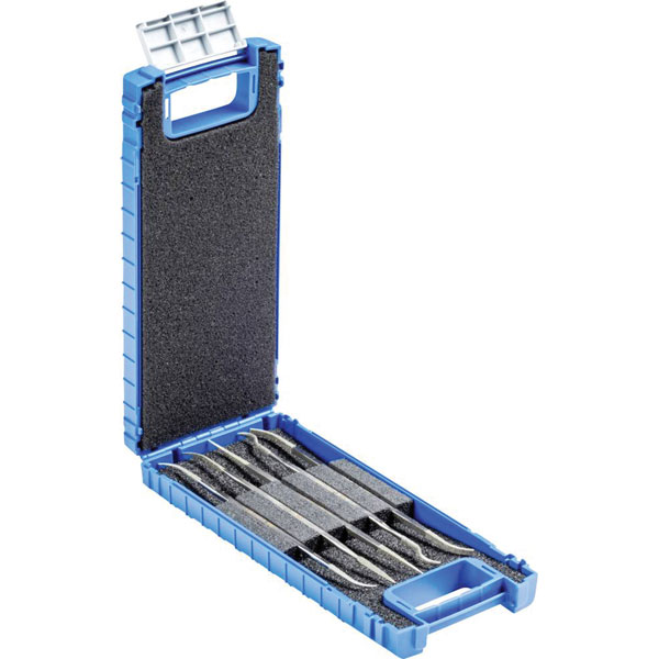 PFERD 15816242 Diamond riffler set in durable plastic box for Hand use
