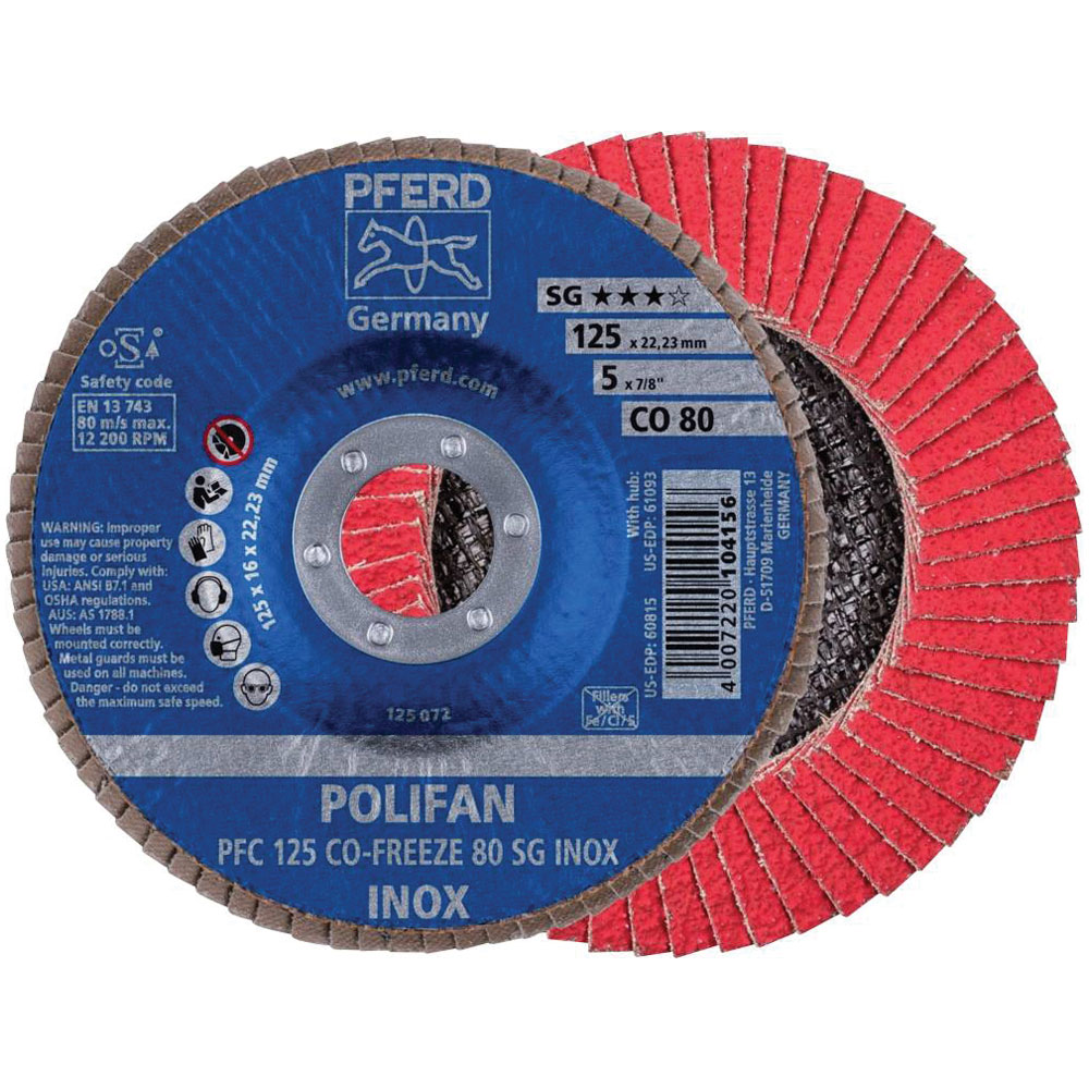 PFERD Abrasives Flap disc 609933 Rapid Electronics