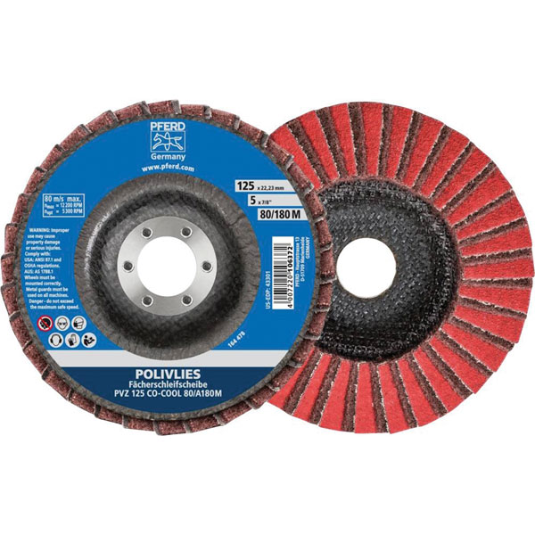 PFERD 44698006 PVZ 125 flap Disc 125mm multi-material for angle gr...