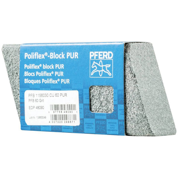 PFERD 41020240 Polishing block 5 pcs rhomboid shape manual use