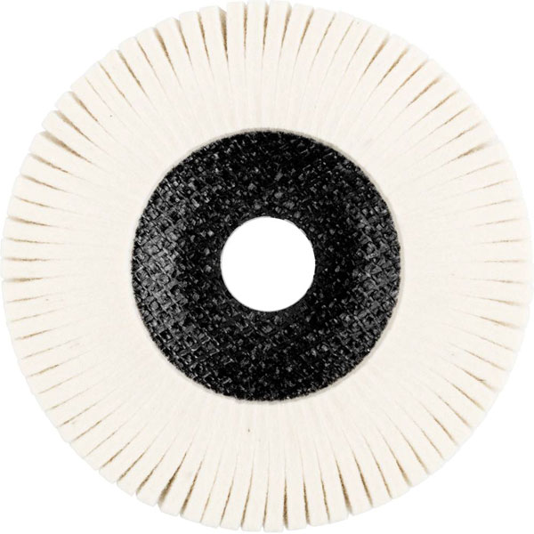 PFERD 44370125 Polishing pad 125 mm Disc felt for angle grinders 5 pcs