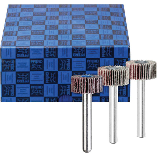 PFERD 44498031 fan Grinding Tool set 3 pcs corundum A 80 3 mm shank