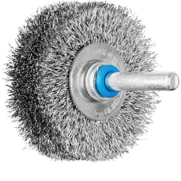 PFERD 43702003 POS Round Brush 76mm steel 0.50mm 10 pcs rust removal