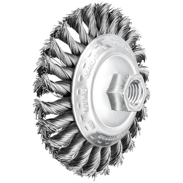 PFERD 43315003 Cone Brush 115x15 mm M14 stainless steel for angle ...