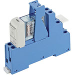 Finder 48.P3.8.012.0060 interface Relay 12V AC 10A DIN Rail LED EMC