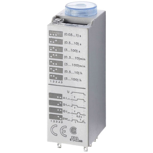 Finder 85.02.0.024.0000 TDR Multifunction Timer 24V AC/DC 1pc