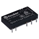 Finder 34.51pcB Relay 48V DC 6A 1 changeover contact AgNi RT II