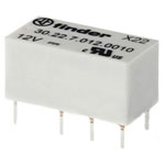 Finder 30.22.7.005.0020 Relay 5V DC 2A dual changeover gold-plated contacts