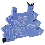 Finder 94.74.0 Relay Socket DIN Rail screw terminals black 1pc