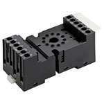 Finder 94.92.3 Relay Socket: for Finder 55 DIN Rail screw terminals blue