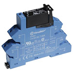 Finder 38.81.7.006.9024 SSR DIN Rail Relay 6A 24V DC with EMC suppression