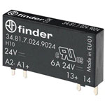 Finder 41.81.7.012.8240 SSR Relay 12V DC 3A/275V AC RT III Plug-in