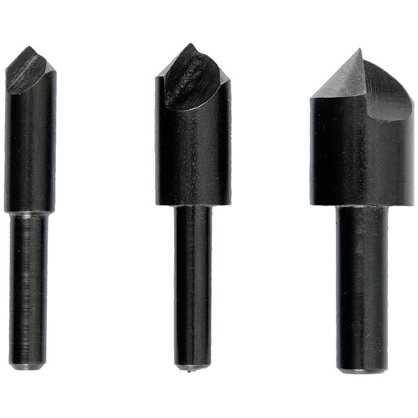 kwb 511100 Countersink set 3-piece tool steel 90° for Woodworking