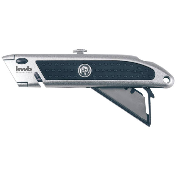 kwb 014018 Snap-off Blade knife 18mm includes 6 Blades and auto-lock