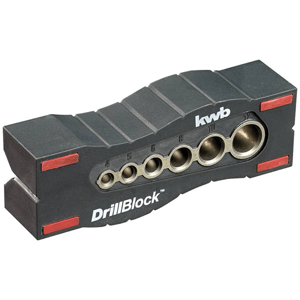 kwb 758600 bore template 5 pcs Drilling guide with adjustable dept...