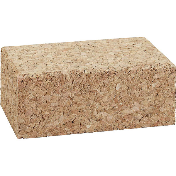 kwb 484900 hand sanding block cork 40x80x120mm for small surfaces