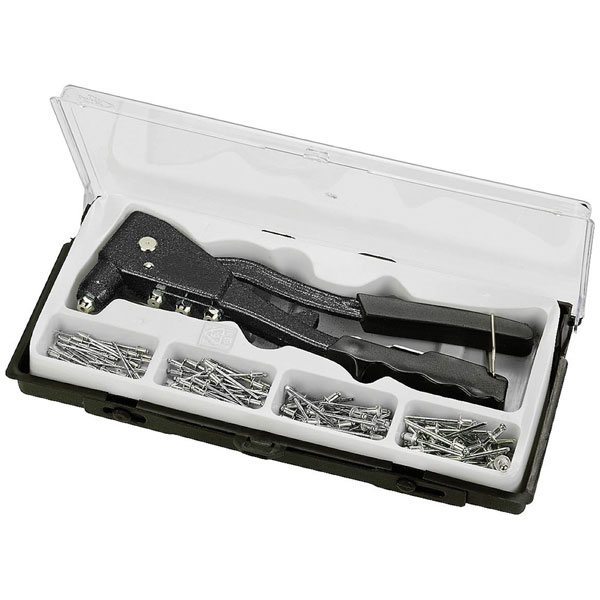 Click to view product details and reviews for Kwb 407190 Riveter Set Heavy Design With Grip Incl 100 Rivets.