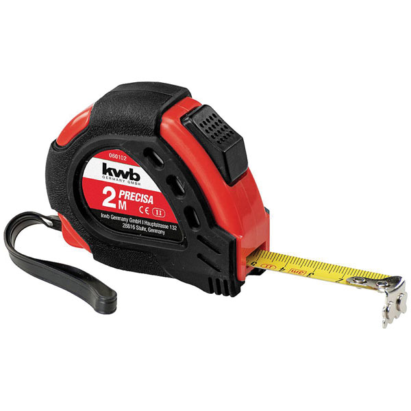 kwb 063430 tape measure 30m steel plastic ergonomic grip durable d...