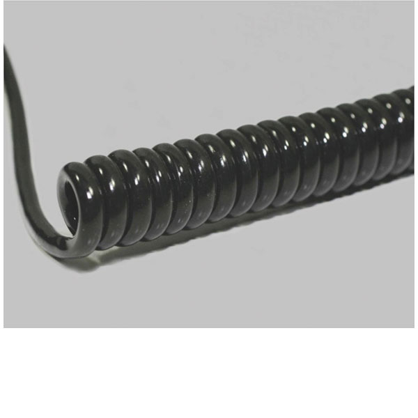 BKL 1506318 Electronic Spiral Cable 400/1600mm 2x0.25mm² Black