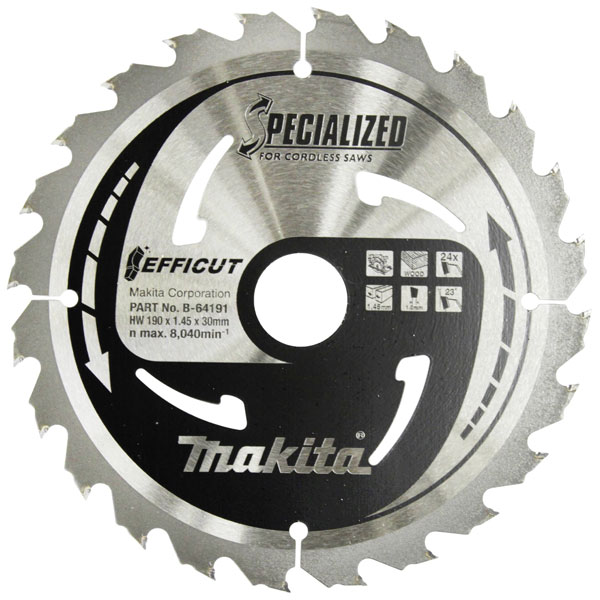 Makita E-12223 Circular Saw Blade 165x20x1.5mm 40 cogs 1pc